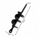 Tigu spiraalne puur, istutusmasin puur Tigupuu &otilde;ueaed aiandus allapanu istutusaugukaevaja vahetus aiat&ouml;&ouml;riistad must