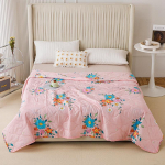 Suvine tekk pestav puuvill, pehme ja mugav kliimaseade &uuml;hekohaline / suur / &uuml;lisuur / voodipesu 150*200cm