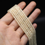 Looduslikust kivist helmed Lihvitud helmed Abakusekujulised helmed 2x3 mm amuletid ehete valmistamiseks DIY kaelakee k&auml;ev&otilde;ru k&otilde;rvar&otilde;ngad tarvik 2x3mm