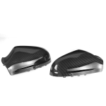 2x auto k&uuml;ljeukse tiiva tahavaate peegli kaane tahavaate peegli katted Opeli jaoks Vauxhalli jaoks Astra H 2004-2013 s&uuml;sinikkiust jaoks Carbon Fiber Look black