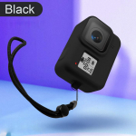 Uus pehmest silikoonist kaitsev korpuse &uuml;mbris Go-pro 8 musta kaamera jaoks must