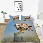 Voodipesu Padjap&uuml;&uuml;r majapidamisvoodile 3/2 komplekti 3D &ouml;&ouml;kulli voodipesukomplekti &uuml;heinimesevoodi kaheinimesevoodi t&auml;issuuruses majapidamisvoodile DE 100x135cm