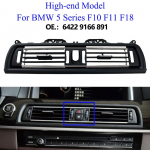 BMW 5. seeria F10 F11 keskmise keskkliimaseadme paneeli kroomkatte jaoks AC &otilde;hutusresti kate 520i 525i 528i 530i 535i High-End Model