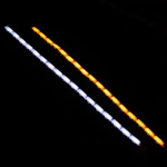 Auto esituli valge kollane kristallsilmad p&auml;evas&otilde;idutuli LED DRL painduv suunatuleriba