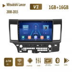 10-tolline Android Mitsubishi Lancer 2008-2015 autoraadio multimeedia videopleier GPS-navigatsioon WIFI 1+16GB