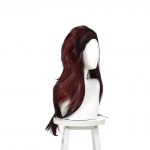 Anime 60 cm Deemonitapja: Kimetsu No Yaiba Tanjiro Kamado kastanipruun kuumakindel juustele Peluca Anime Cosplay kost&uuml;&uuml;mparukas 60CM pruun