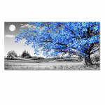 Blue Tree Moodne mustvalge kunst Maastikumaal Seinapildid L&otilde;uend Plakatid ja Prindid elutoa sisekujunduseks 20x40cm