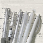 6 tk/komplekt Lovely geelpliiats koos hoiukotiga Simplicity Candy Color kirjatarvete geelpliiats 0,5 mm musta tindiga v&auml;ljal&otilde;igete albumi pliiatsi kirjutustarvikud