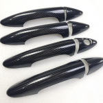 For Hyundai Accent Solaris Verna i25 2012 2013 2014 2015 2016 Accessories Door Handle Cover Trim Plastic Imitation carbon LHD