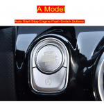 Autode stiilikomplekt Mercedes Benz A-klass W177 GLE W167 GLB Salongi Automaatne mootori k&auml;ivitus/seiskamisnuppude kattekleebised A Model Silver