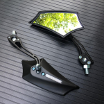8 colors motorbike motorcycle rear view mirror moto accessories unviersal 8MM 10MM scooter mirror motocross rearview 8 black