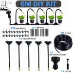 6-20M universaalne pihustusvihmut, automaatne kastmiskomplekt, p&ouml;&ouml;rlev vasest otsik, r&otilde;du vihmametsa pihusti 6m