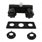 Haagissuvila du&scaron;isegisti RV du&scaron;iklapi diverter, 4-tolline vannitoa du&scaron;i segamisventiil haagissuvila jaoks must