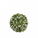 1 tk Kunstlik taim Topiaaripall Faux Eukal&uuml;pti Dekoratiivpallid Poolringikujuline Rippuv Taim Pulmapeoks Kodu Koridori Sisehoovi Dekoratsioon valge