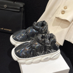 Naiste talvised karusnahast voodriga soojad lumesaapad, vabaaja fliisvoodriga poolsaapad, veekindlad &uuml;lemised saapad, k&otilde;rge &uuml;laosaga sisekingad naistele 36 must