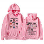 2023 Retro Taylor The Eras Tour Butterfly Print Hoody Hip Hop Streetwear Hoodie Unisex Naiste Trendikad dressipluusid Unisex jaoks S