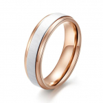 kvaliteetsed lubatud abielus&otilde;rmused armastajale Rose Gold roostevabast terasest s&otilde;rmused paarile meestele naistele kihluspeo kingitused 6