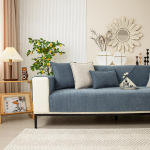 P&otilde;hjamaade &scaron;enillist diivanikate elutuppa &uuml;hev&auml;rviline diivanipadi L-kujuline diivanikate libisemiskindel diivan k&auml;etugi seljatoe matt 70x70cm 1pc