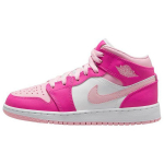 Air Jordan 1 Mid GS Fierce Pink Laste tossud Valge Keskmine-&Otilde;rnroosa FD8780-116 35.5