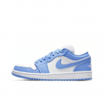 Air Jordan 1 Low UNC Naiste Tossud Sinine University-Blue Valge AO9944-441 36.5