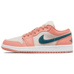 Air Jordan 1 Low Light Madder Root Naiste Tossud Roosa Tume-sinakasroheline DC0774-800 36.5