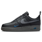 Nike Air Force 1 s&uuml;sinikkiudkudumusega meeste tossud Must Valge Raudhall DR0155-002 43