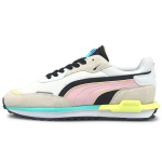 Puma City Rider Valge T&uuml;rkiissinine Roosa Unisex Tossud 382044-05 36