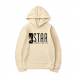 Kapuutsikad &Uuml;hev&auml;rvilised Star Labs Tr&uuml;kiga Kapuutsiga Topid Streetwear Unisex Naiste Igap&auml;evased Vabaaja Pulloverid Kevad Trendikad Hip Hop Unisex L