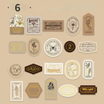 Retrom&auml;rgised kleebised Kirjutatavad pitseerimiskleebised kaunistuste k&auml;siraamat kleebised esteetilised kirjatarbed 40 tk/karp