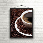 DIY Teemantmaali Kohvi Ristpistes Komplekt Mosaiik Kunst Teemantmaal T&auml;isringi/ruudukujuline teemant Kodukaunistus Round 20x30cm