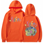 Korn Cartoon Rock Band Music Album Hoodie Meeste Naiste Vintage Metal Gothic Oversized dressipluus T&auml;navar&otilde;ivad pikkade varrukatega kapuutsid XL