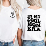 In My Cool Mom Era T-s&auml;rk Hip Mama emadep&auml;eva T-s&auml;rk Naiste puuvillane vabaaja l&uuml;hikeste varrukatega s&auml;rgid Suvised t&auml;navariided Suured Unisex L