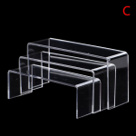 3 tk/komplekt 3 mm akr&uuml;&uuml;list vitriinaluse ehete vitriini hoiustusriiuli hoidik C