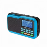Kaasaskantav FM-raadio miniraadio vastuv&otilde;tja Bluetooth-k&otilde;lar LCD-ekraaniga muusikapleier Toega k&auml;ed-vabad TFC-kaart/USB/peakomplekti esitamine