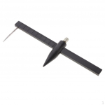 Plastist savist keraamiline keraamika ringl&otilde;ikur M&otilde;&otilde;teriistad Joonlaua nihik 1cm must