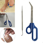 Long Handle Toenail Scissors for Seniors - Unique Design to use Toe Clippers Men and Women
