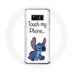 &Uuml;mbris Samsung Galaxy S8 pluss Lilo ja Stitch armsa valge taustaga
