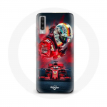 &Uuml;mbris Samsung Galaxy A50 vormel 1 Sebastian Vetteli F1 juhile, punane