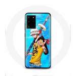 Coque pour Samsung Galaxy S11 Plus One Piece Manga Trafalgar Law ep&eacute;e