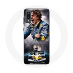 &Uuml;mbris Samsung Galaxy A02 Formula 1 Fernando Alonso F1 draiveri jaoks
