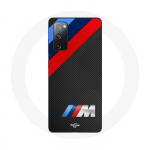 Coque pour Samsung Galaxy S20 FE BMW M Logo carbone