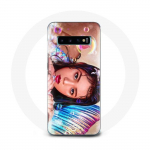 &Uuml;mbris Samsung Galaxy S10 Plus Blackpink Jisoo Plakati Fanart jaoks