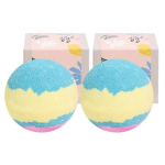 Corecos Bubble & Pop Clean Earth Bath Bomb Floral Fragrance, 200g, 2 pieces