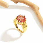 &Uuml;ks t&uuml;kk suurt pasjanss&otilde;rmust, s&uuml;nteetilisest v&auml;rvimuutusega zultaniit 925 h&otilde;bedast peen ehe naiste igap&auml;evaseks kandmiseks us ring size 7# kollane