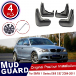 for BMW 1 Series E81 E87 2004~2011 Car Mud Flaps Front Rear Mudguard Splash Guards Fender Mudflaps Flap 2006 2007 2008 2009 2010