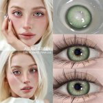 AMARA v&auml;rvilised kontaktl&auml;&auml;tsed silmadele Sinised silmav&auml;rv rohelised l&auml;&auml;tsed Korea moehall, suursilm 14,5 mm l&auml;&auml;tsed aastas 2 tk/paar ASURA-GREEN