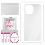 apgo Ultra Clear Protective Skin Sticker for the back compatible with Xiaomi Mi 11, Wrap Film, Hydrogel Film, Flexible, Soft TPU with positioning laye