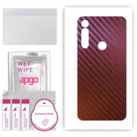 apgo skin sticker film foil vinyl for the BACK compatible with Motorola Moto G Power, scratch-resistant, easy to install - Carbon Chameleon CAKA5