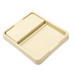 1 tk kokkupandav potikaane hoidik, lusikatugi pliidiplaadi jaoks, kuumuskindel kaanehoidja k&ouml;&ouml;gilauale k&ouml;&ouml;giriistade riiul lusikate jaoks Kulbid tangid valge