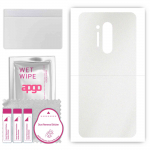 apgo Protective Skin Sticker for the back compatible with OnePlus 8 Pro, Wrap Film, Foil, Vinyl - Pattern Matte Transparent